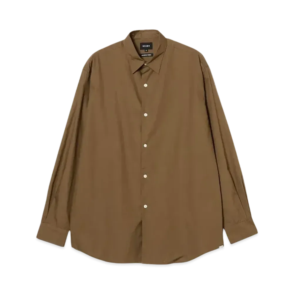 BEAMS Basic Shirt "Taupe"