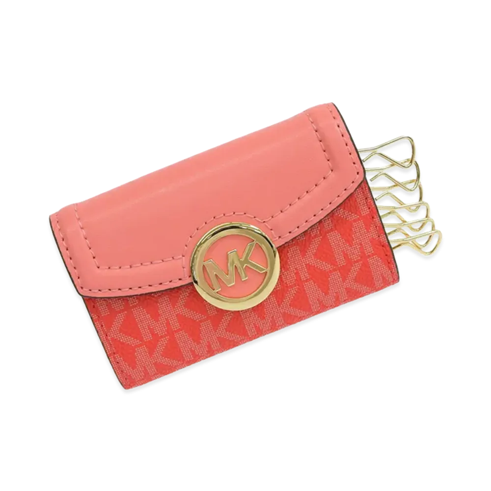 MICHAEL KORS Women's Fulton Key Case "Hot Pink"