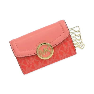 MICHAEL KORS Women's Fulton Key Case "Hot Pink"