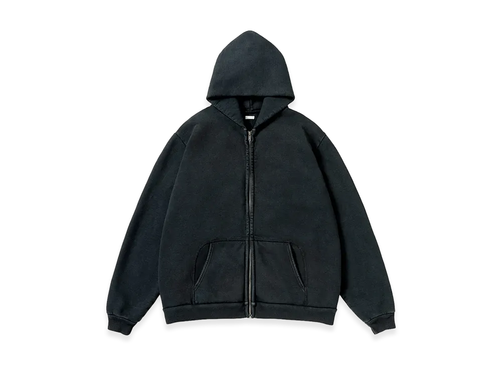 A.PRESSE Vintage Zip Sweat Hoodie "Black"