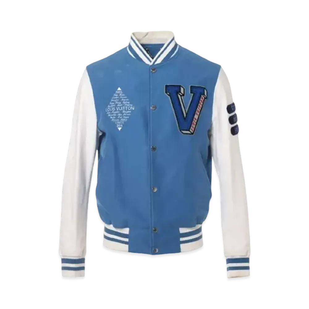 Louis Vuitton x Fragment Design Stadium Jacket "Blue/Blanc"