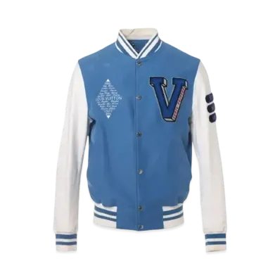 Louis Vuitton x Fragment Design Stadium Jacket "Blue/Blanc"