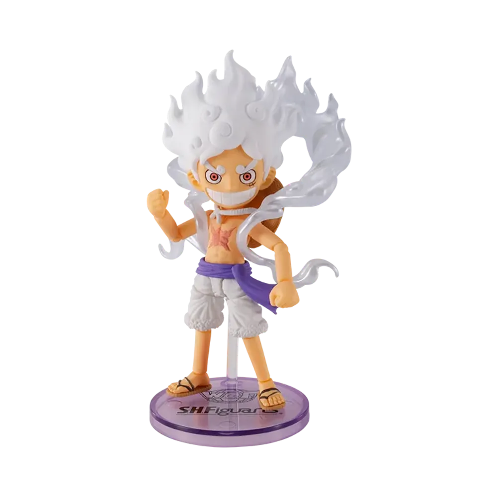 BANDAI "S.H.Figuarts" -One Piece (Others)- World Collectable Figure x S.H.Figuarts MONKEY.D.LUFFY -GEAR5-
