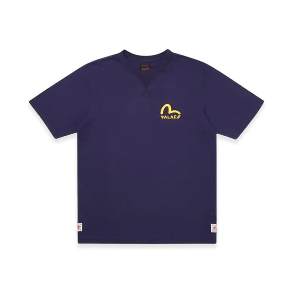 PALACE x Evisu T-Shirt "Navy"