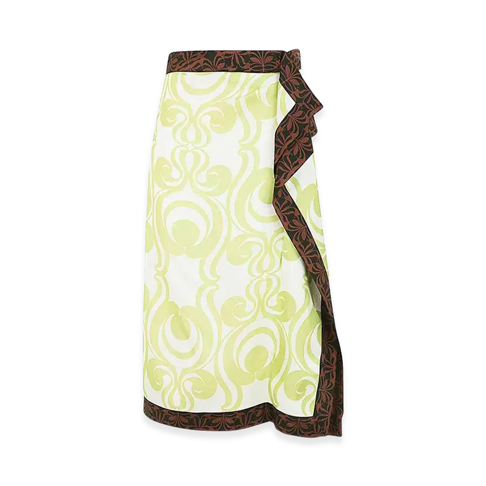 DRIES VAN NOTEN Women's Skirt "Green"