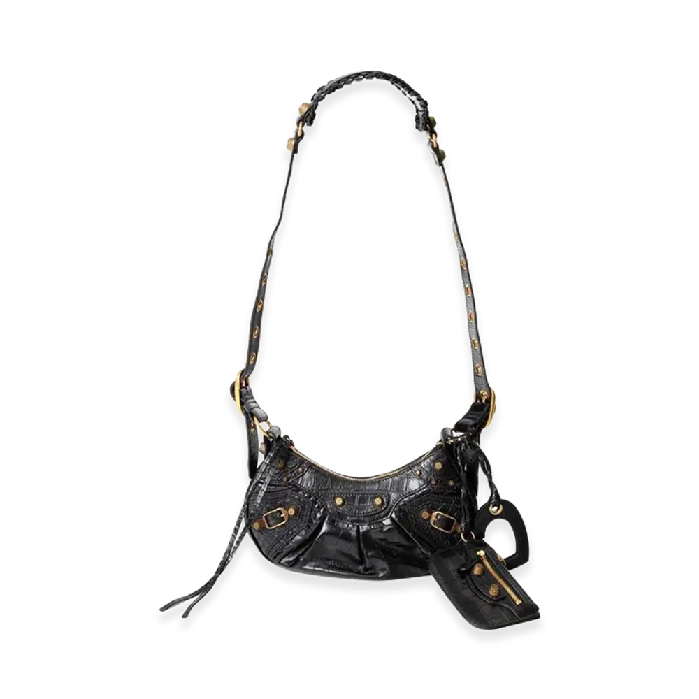 BALENCIAGA Le Cagole XS Shoulder Bag "Black"