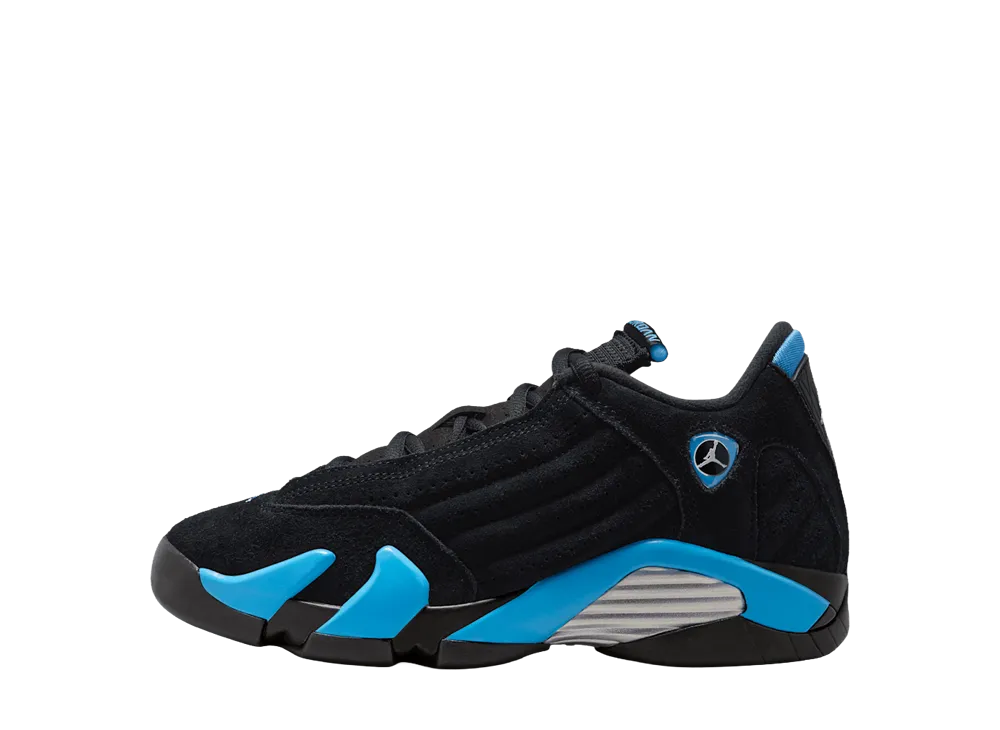 ナイキ GS エアジョーダン14 レトロ "ブラック/ユニバーシティブルー" (キッズ)