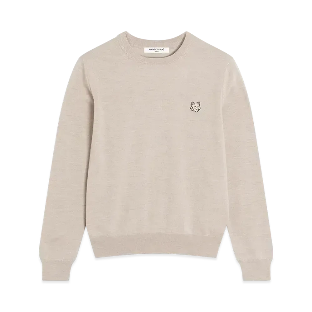 Maison Kitsune Bold Fox Head Patch Regular Jumper "Marble"