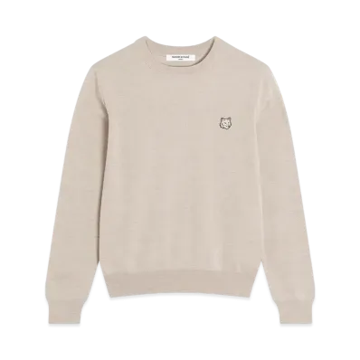 Maison Kitsune Bold Fox Head Patch Regular Jumper "Marble"