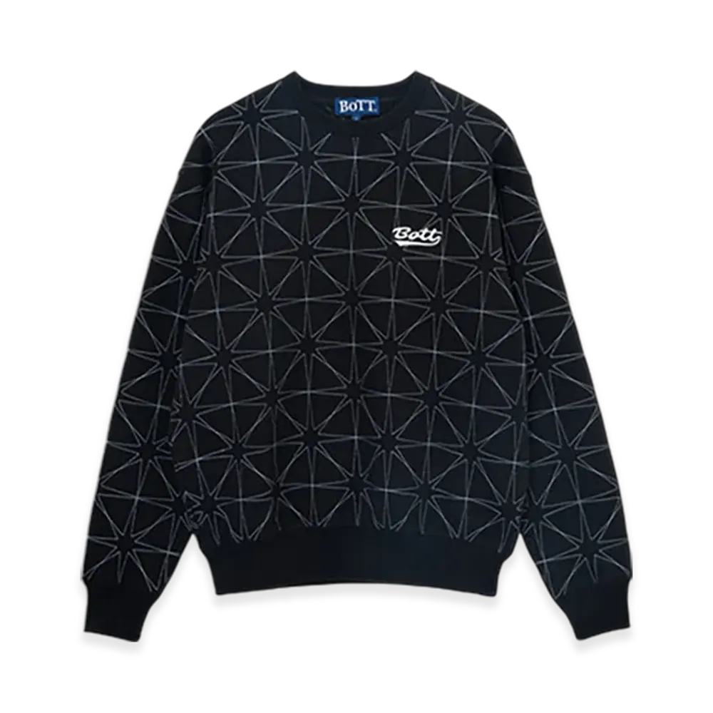 BoTT Sparkle Stitched Crewneck "Black"
