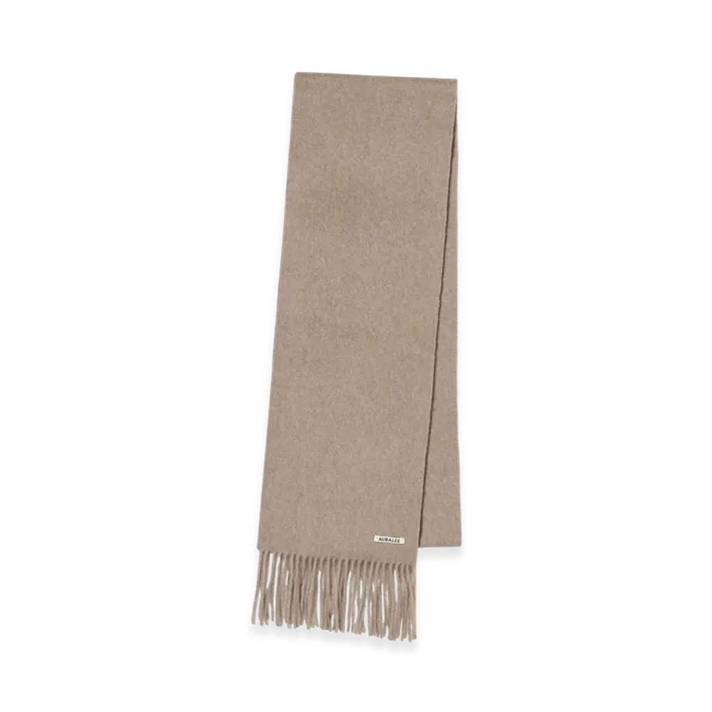 AURALEE Baby Cashmere Long Stole "Natural Brown"