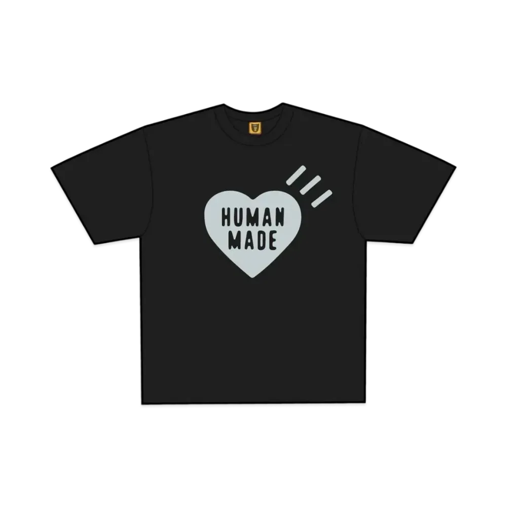 HUMAN MADE Heart T-Shirt Sapporo Store Limited "Black/Gray"