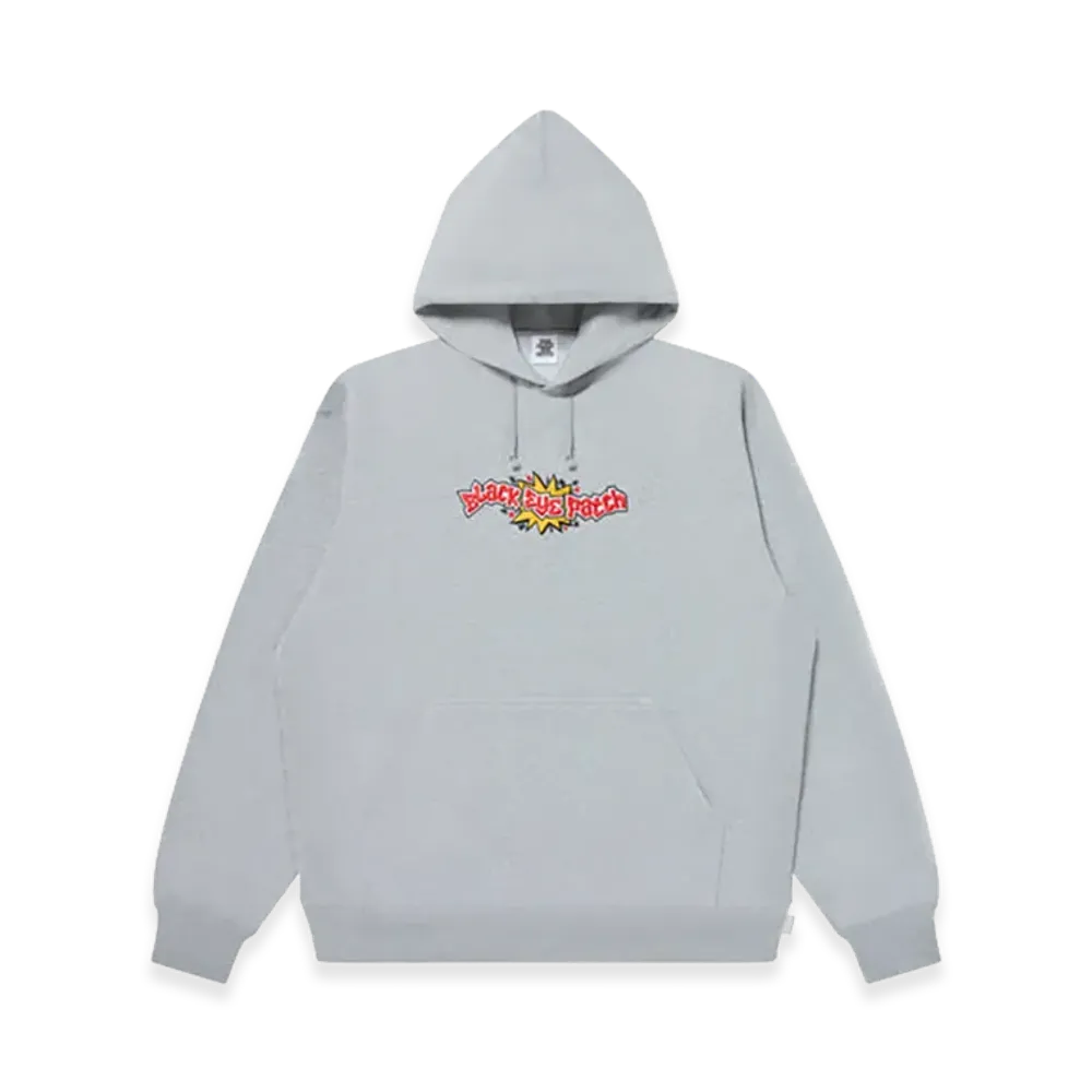 BlackEyePatch Crash Logo Hoodie "Heather Gray"