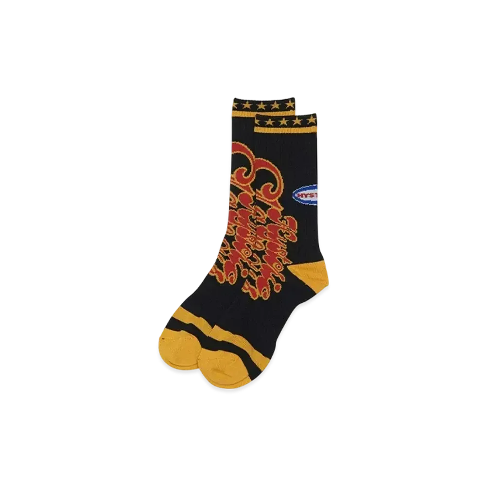 HYSTERIC GLAMOUR Super 70S Socks "Black"