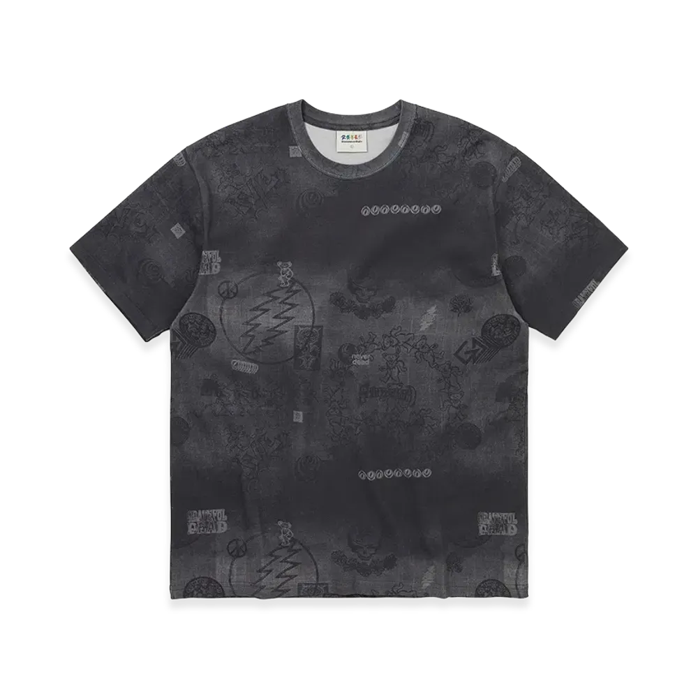 thisisneverthat x Grateful Dead Iconography Tee "Off Black"