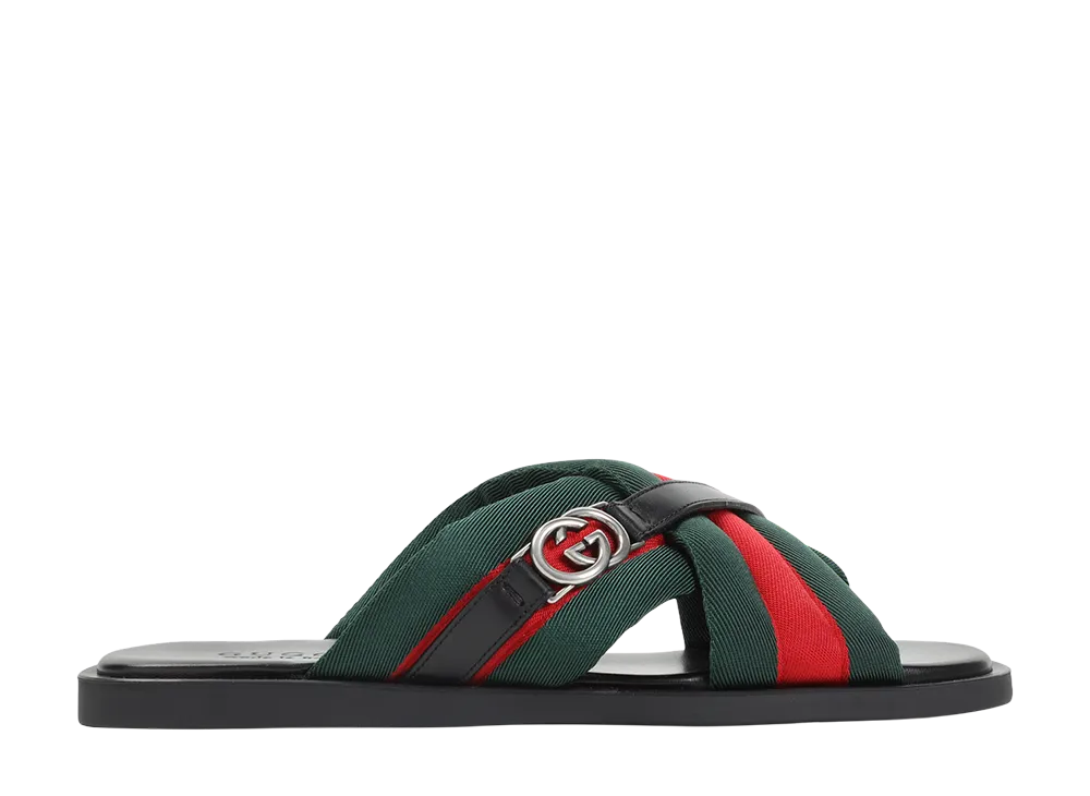 GUCCI Maverik Polyamide Sandals "Black"