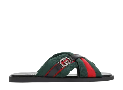 GUCCI Maverik Polyamide Sandals "Black"