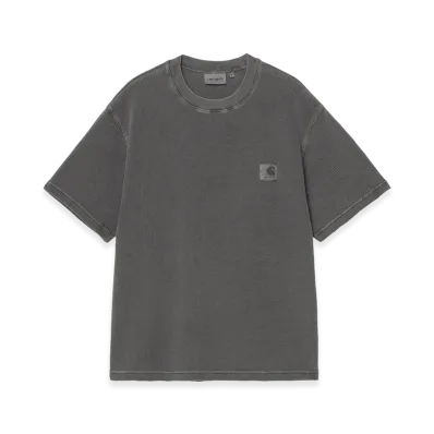 Carhartt WIP S/S Nelson Waffle T-Shirt "Black(Garment Dyed)"