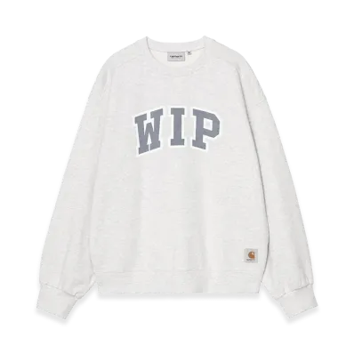 Carhartt WIP WIP III Sweat "Ash Heather(Heavy Stone Wash)"