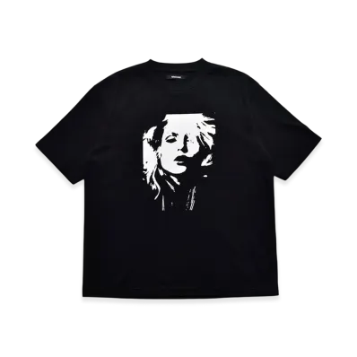 MINEDENIM Monochrome Two tone Face Crewneck T-SH "Black"
