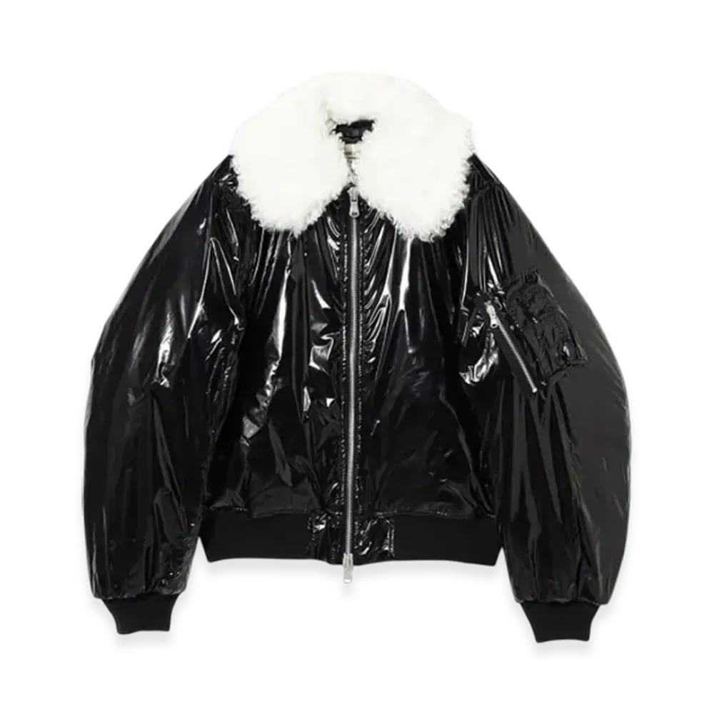 BEAMS FUTURE ARCHIVE Military Boa Blouson "Black"