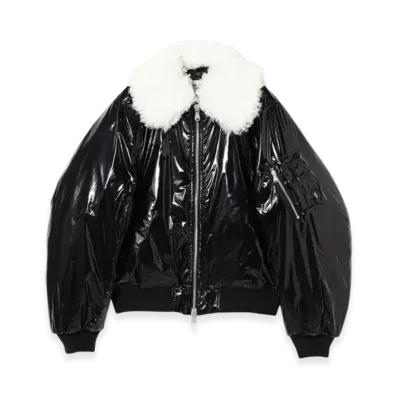 BEAMS FUTURE ARCHIVE Military Boa Blouson "Black"