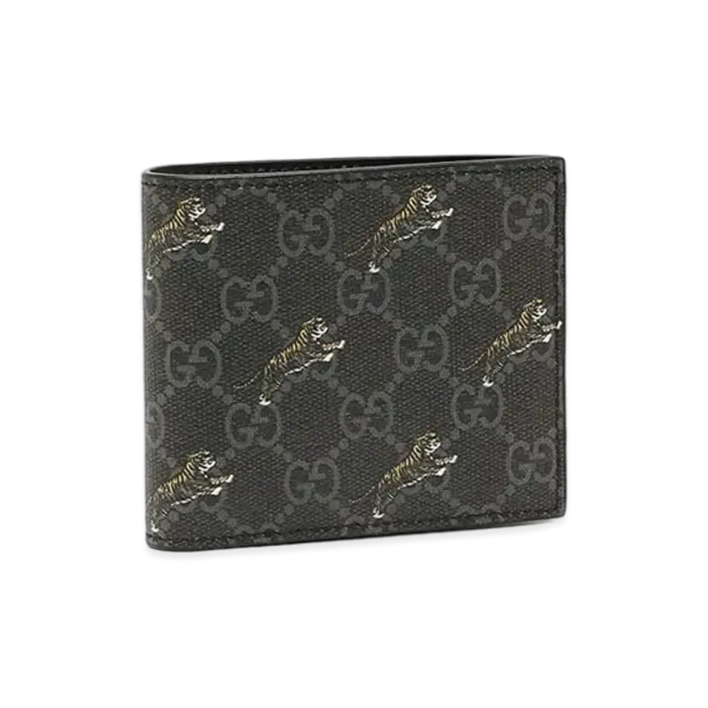 GUCCI GG Supreme Tiger Print Coin Wallet