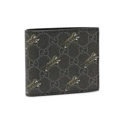 GUCCI GG Supreme Tiger Print Coin Wallet