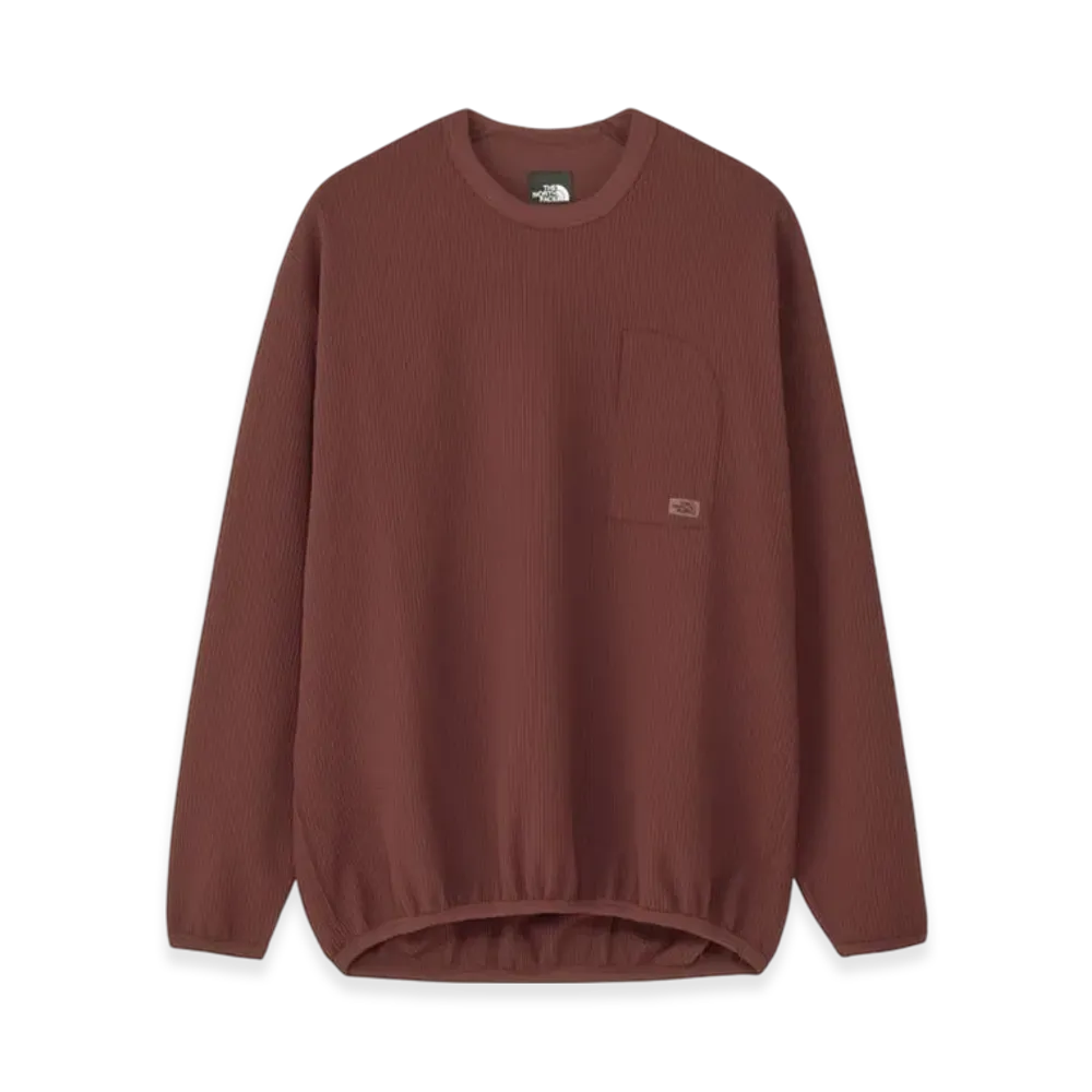The North Face Enride Waffle Crew "Sequoia Red"