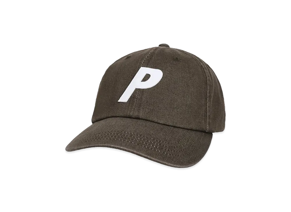 PALACE Bleached Denim P 6-Panel "Brown"