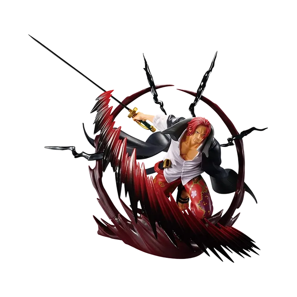 BANDAI "Ichiban Kuji" -One Piece Takumi no Keiki Hakoku- B Prize Shanks Kanzaki Sumi-style Block Technique