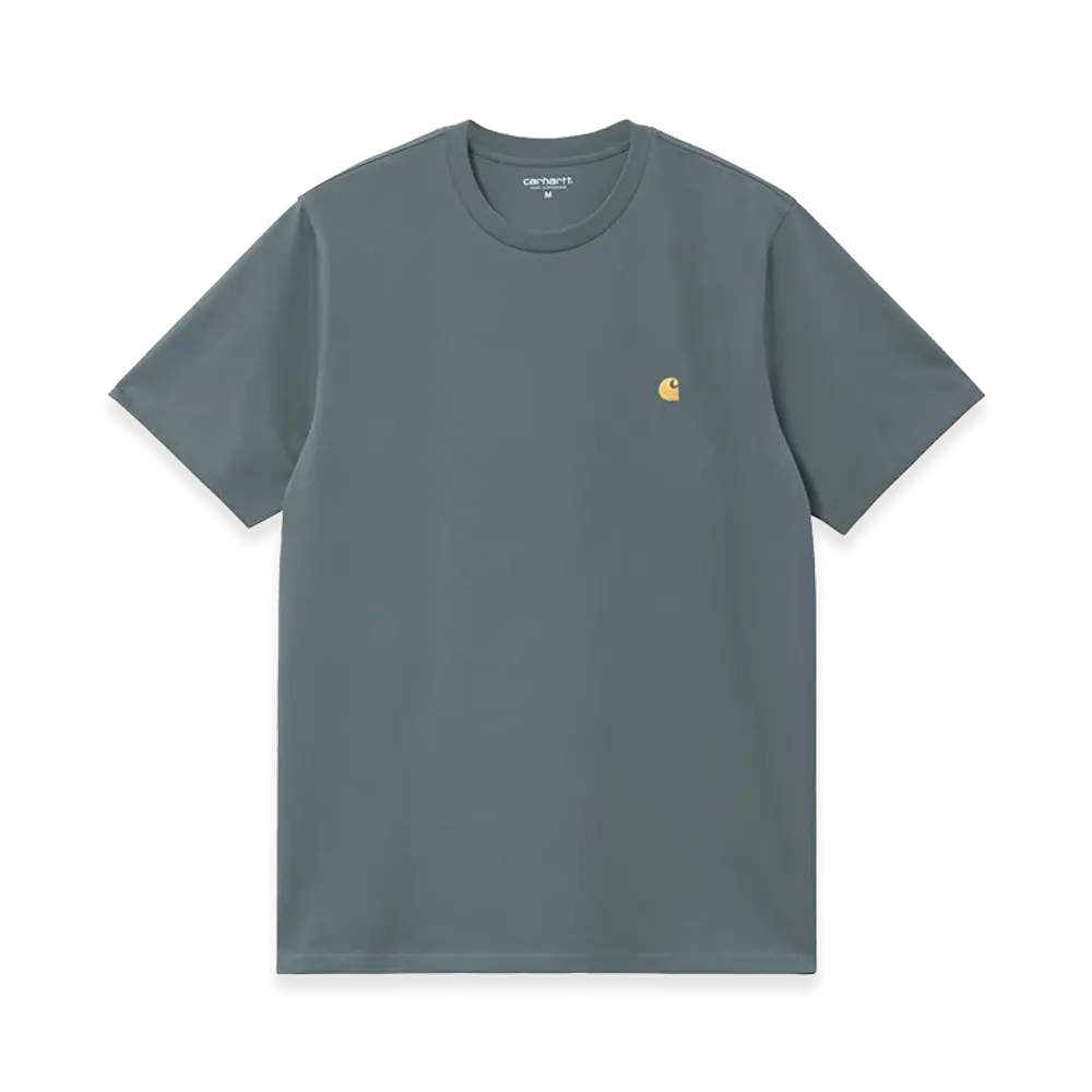 Carhartt WIP S/S Chase T-Shirt "Cozy Blue/Gold"
