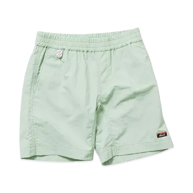 NANGA Nylon Tusser Kids Easy Shorts "LightGreen"