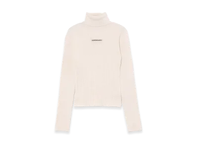 ANDMARY Women's Jacquard Turtleneck Tops "Ivory"