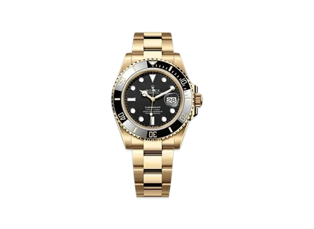 ROLEX Submariner Oyster Perpetual Date 41mm "18ct Yellow Gold/Black" 126618LN