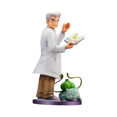 KOTOBUKIYA ARTFX J Professor Oak with Bulbasaur