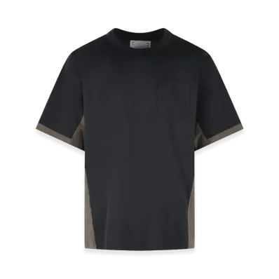 sacai Cotton T-Shirt "Dark Blue/Navy"