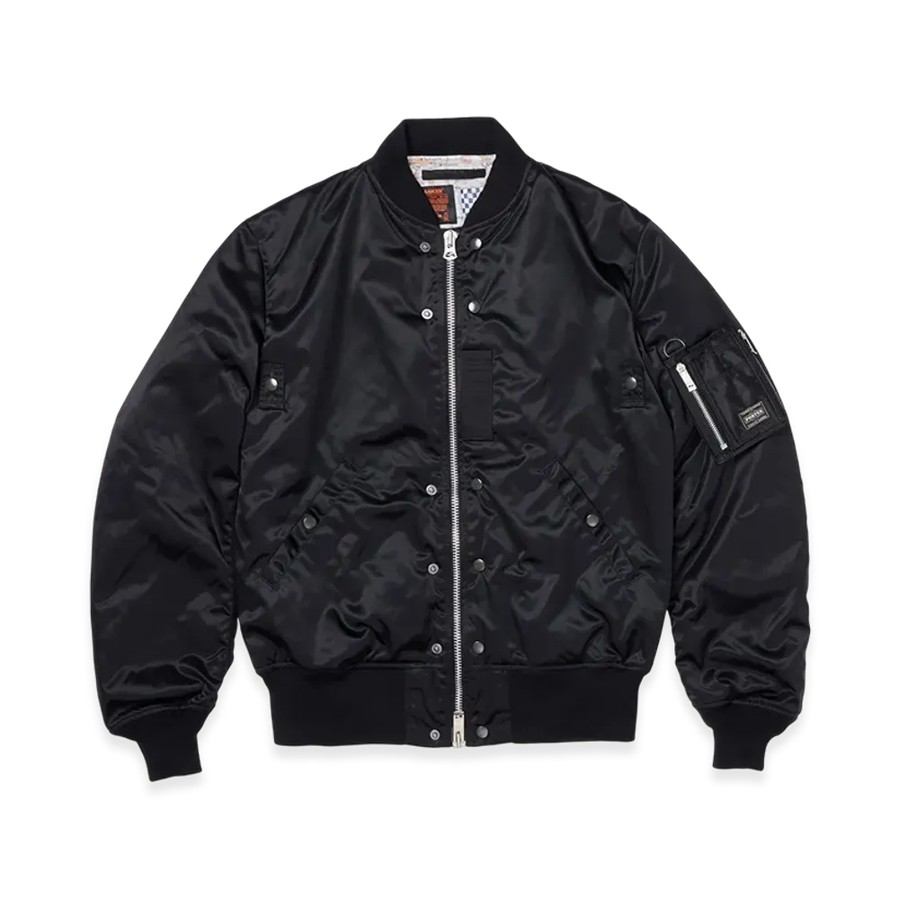PORTER x Buzz Rickson's MA-1 & Wallet "Black"