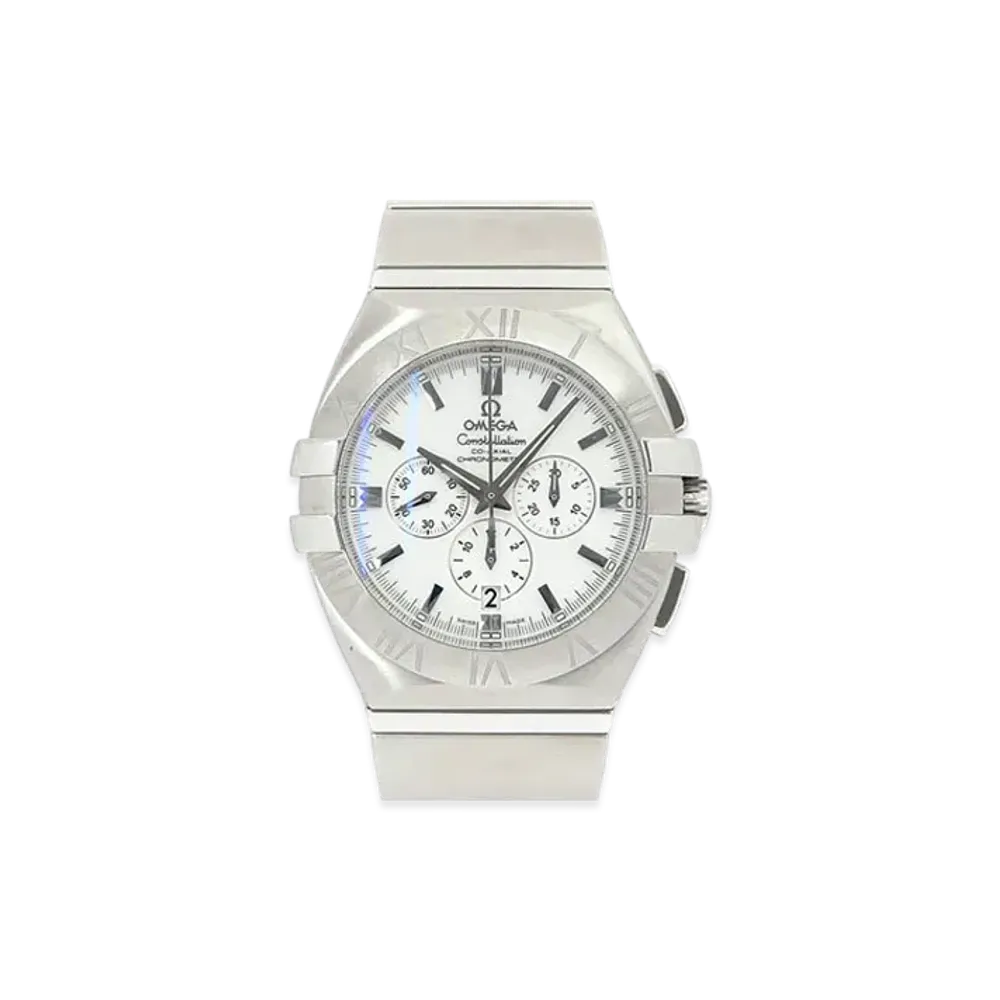 OMEGA Constellation Double Eagle Chronograph "Stainless Steel/White" 1514.20