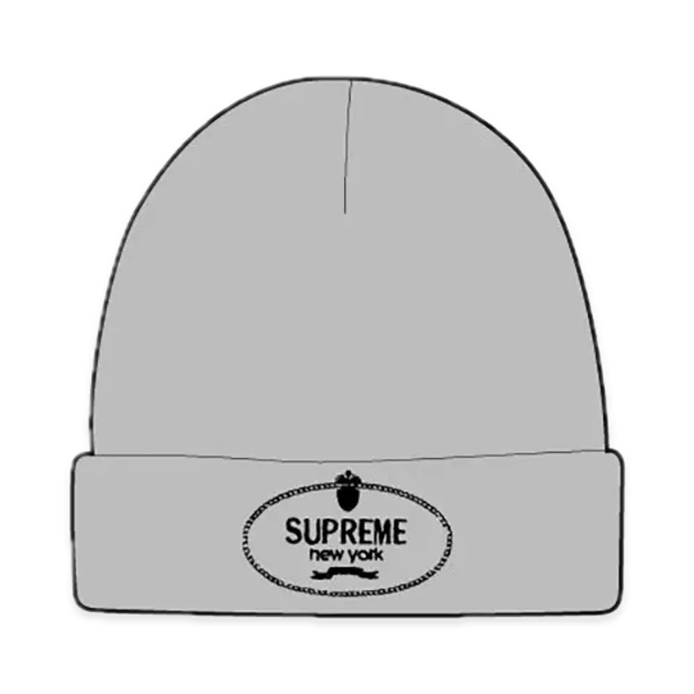 Supreme Crest Beanie "Charcoal Grey"