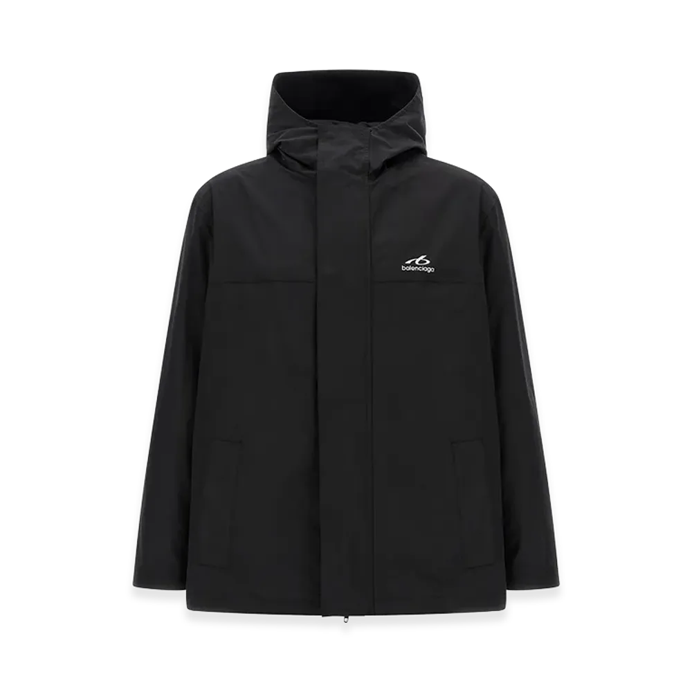 BALENCIAGA Windbreaker With Logo "Black"
