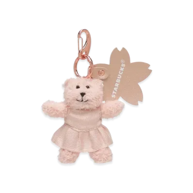 STARBUCKS SAKURA 2026 Bearista Keychain "Pink"