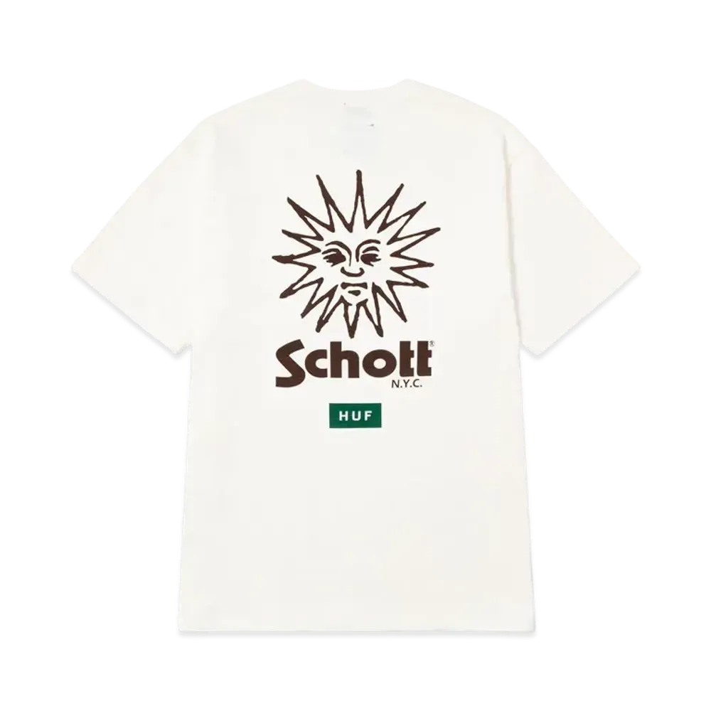 HUF x Schott Tee "White"