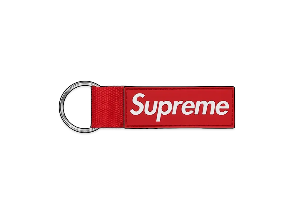 Supreme Webbing Keychain "Red"