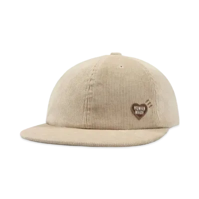 HUMAN MADE 6 PANEL CORDUROY CAP "Beige"
