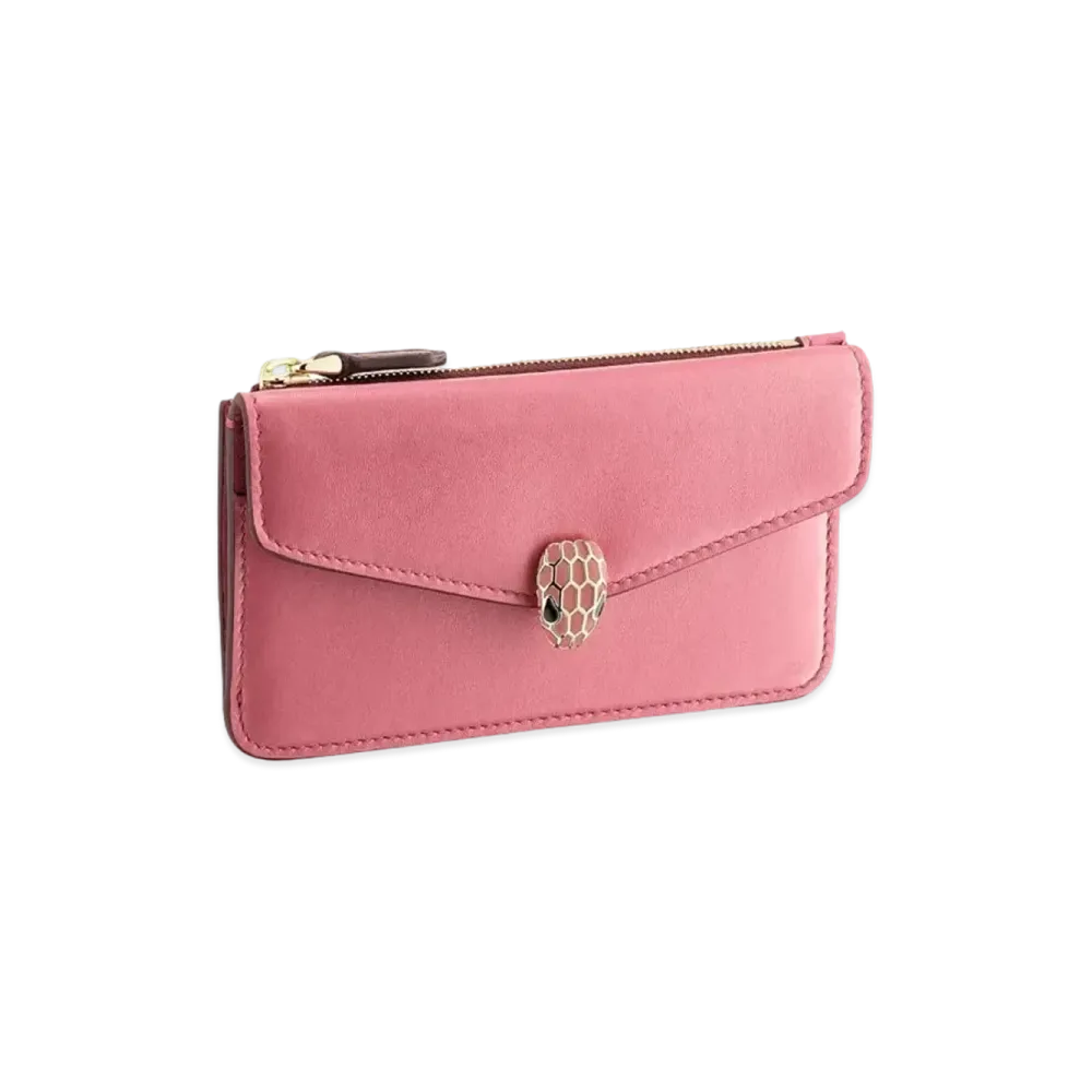 BVLGARI Serpenti Forever Card Holder "Pink"