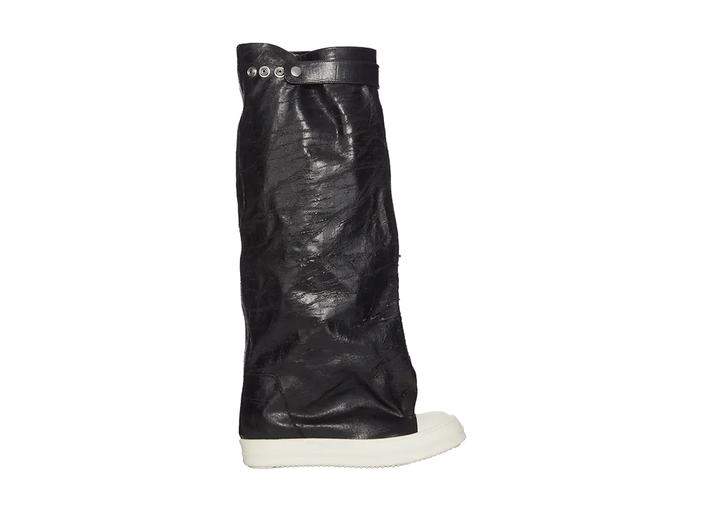 Rick Owens DRKSHDW Women's Elephant Boot "Black/Milk"