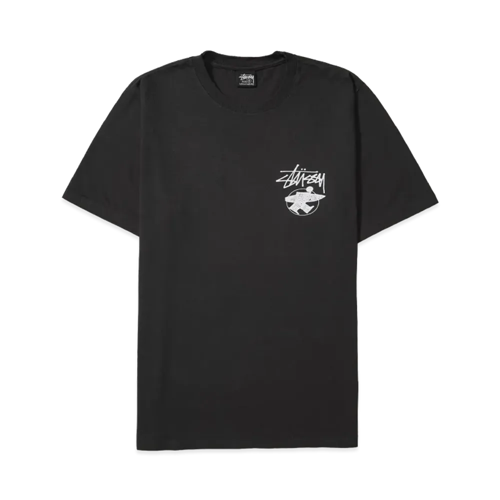 Stussy Long Haul Tee Pigment Dyed "Faded Black"