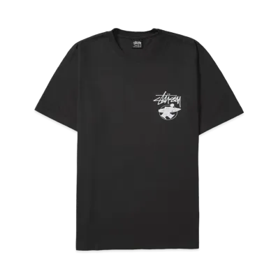 Stussy Long Haul Tee Pigment Dyed "Faded Black"