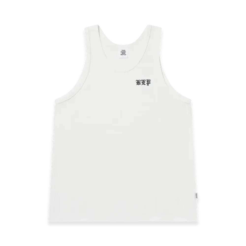 BlackEyePatch 3 Letter OE Thermal Tank Top "White"